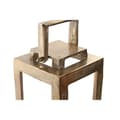 Miniatyrbild 2 av 5: Lykta Home ESPRIT Gyllene Aluminium Glas Modern 15 x 15 x 59 cm
