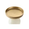 Miniatyrbilde 2 av 4: Kandelabre Home ESPRIT Hvit Gyllen Aluminium Moderne 15 x 15 x 33 cm