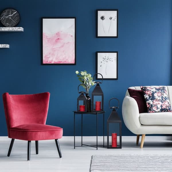 Set med 3 lyktor - Svart - Modern design - Inomhus och utomhus - 3 storlekar tillgängliga