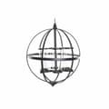 Miniatyrbild 1 av 4: Ljusstakar DKD Home Decor Svart Metall Glas (60 x 60 x 73 cm)