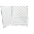 Miniatyrbild 2 av 4: Gatlykta DKD Home Decor 24 x 24 x 74 cm Antikbehandlad Glas Metall Vit Arab