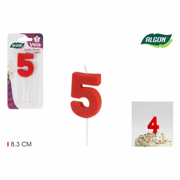 Set med levande ljus Algon (36 antal)