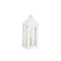 Miniatyrbild 4 av 4: Lykta Home ESPRIT Vit Glas Järn Shabby Chic 20 x 20 x 55 cm (3 Delar)