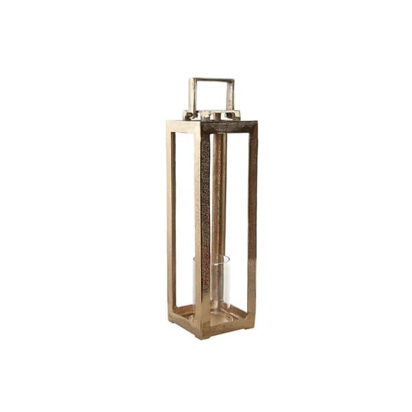 Lykta Home ESPRIT Gyllene Aluminium Glas Modern 15 x 15 x 59 cm