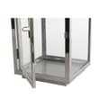 Miniatyrbillede 2 af 5: Lyseholder DKD Home Decor Gylden Sølvfarvet Aluminium Krystal 14 x 14 x 35 cm (2 enheder)