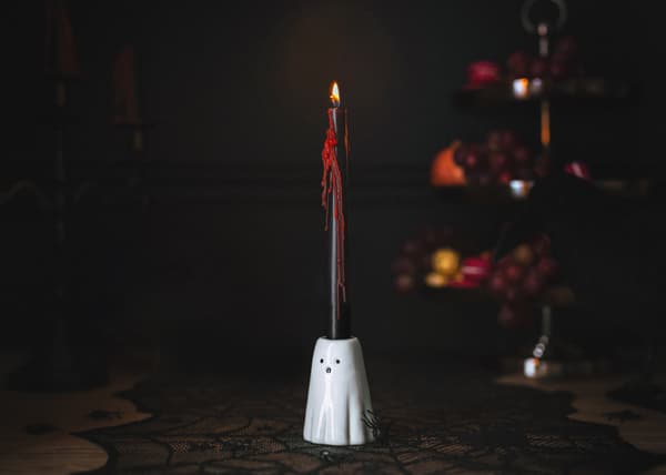 Spirit-kynttilänjalka, valkoinen, 8 cm (1 pakkaus / 6 kpl)