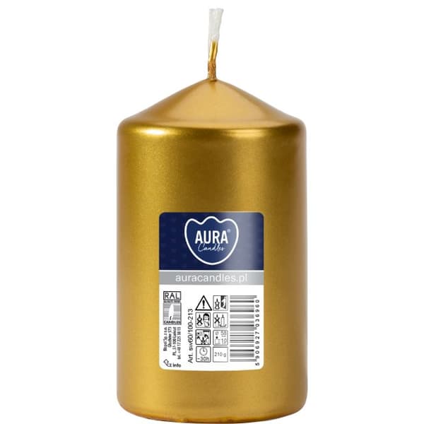 LJUSCYLINDER 60/100 GULD METALLIC