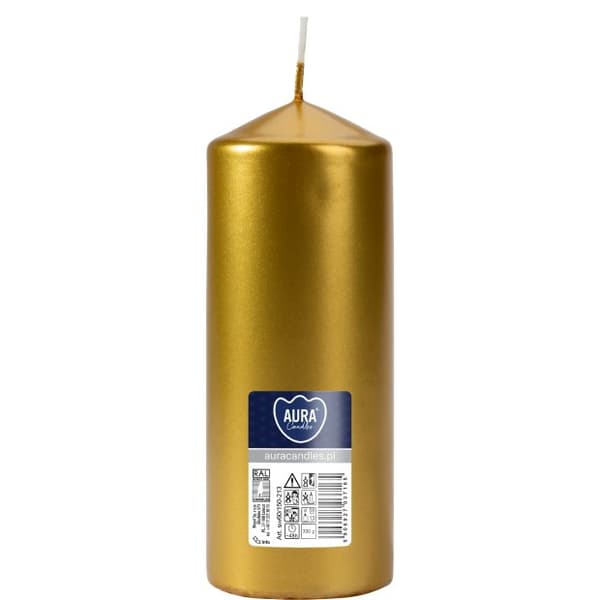 LJUSCYLINDER 60/150 GULD METALLIC