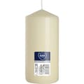 Miniatyrbillede 1 af 5: Elegant bloklys 70/150 mm i varm ecru-farve - perfekt atmosfære