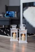 Miniatyrbillede 3 af 4: Ecru Cylinderlys 80x200mm - Elegance og varme i dit interiør