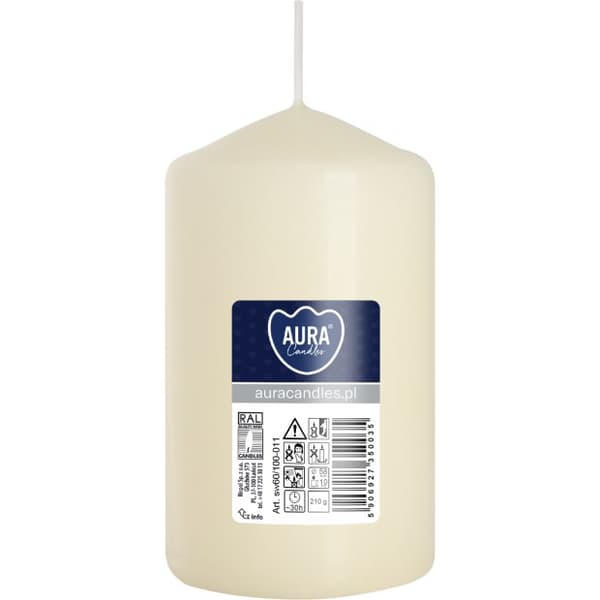 Elegantti ECRU-pyllikynttilä 60x100 mm - Täydellinen mihin tahansa sisustukseen!
