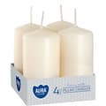 Miniatyrbild 1 av 6: Votivljus BISPOL 40/80 ecru cylinder ~9h 4 st