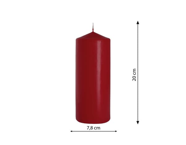 Kynttilälyhty 80/200 Burgundi