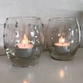 Miniatyrbild 1 av 2: Värmeljus - glas med små diamanter (2 st.) från SIA Home Fashion