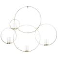 Miniatyrbillede 1 af 6: Metal væglysestage 80 cm guld BURU Lumarko!