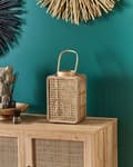 Miniatyrbild 3 av 9: BANTUL Lantern Wood 28 cm Naturlig Lumarko!