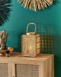 Miniatyrbild 2 av 9: BANTUL Lantern Wood 28 cm Naturlig Lumarko!