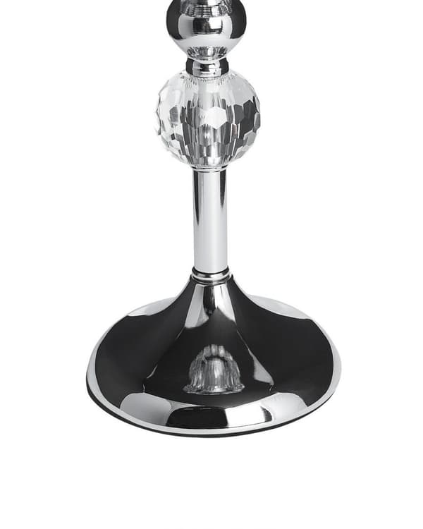 Ljusstake AVORD Glas 33 cm Silver Lumarko!