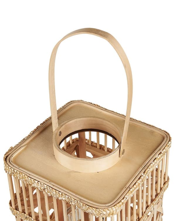 LUMBIS Lantern Wood 54 cm Naturlig Lumarko!