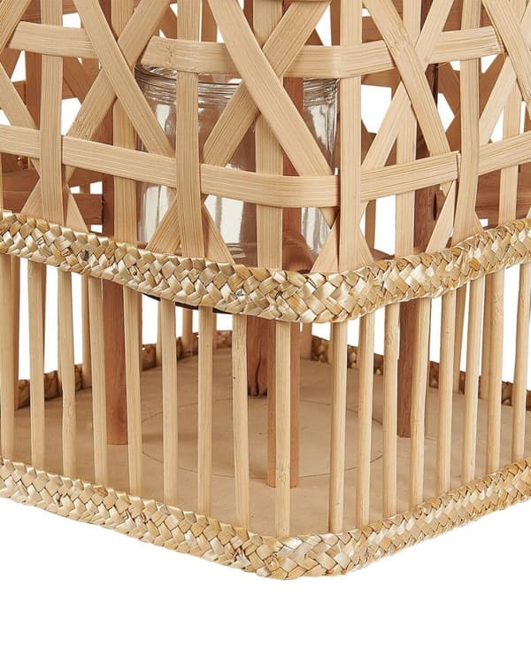 LUMBIS Lantern Wood 54 cm Naturlig Lumarko!