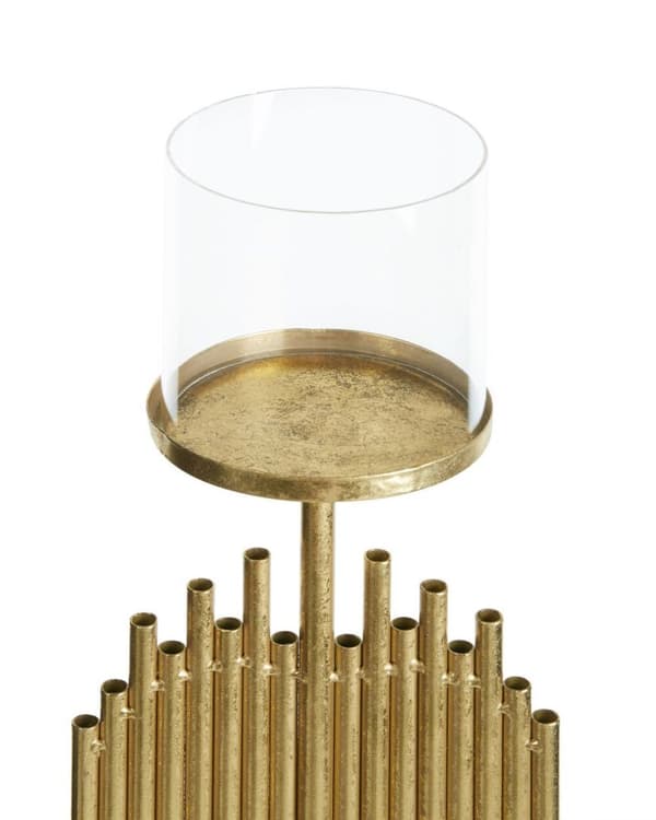 NIAS Metallljusstake 47 cm Guld Lumarko!