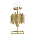 Miniatyrbild 1 av 8: NIAS Metallljusstake 47 cm Guld Lumarko!