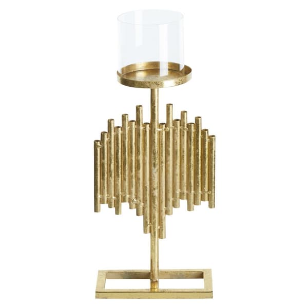 NIAS Metallljusstake 47 cm Guld Lumarko!