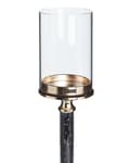 Miniatyrbild 4 av 6: ABBEVILLE Ljusstake Glas 41 cm Svart Lumarko!