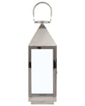 Miniatyrbild 6 av 10: BALI Lykta Metall 55 cm Silver Lumarko!
