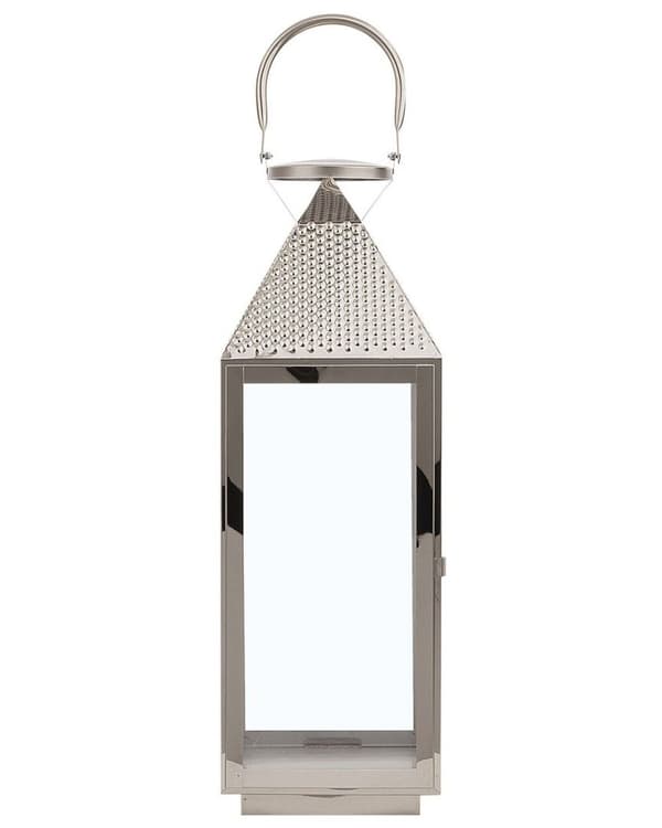 BALI Lykta Metall 55 cm Silver Lumarko!