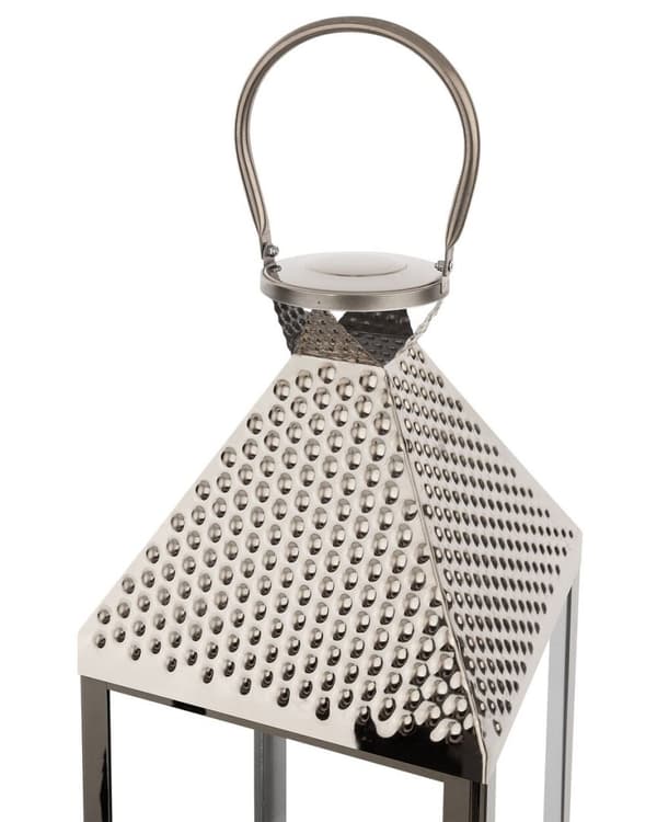 BALI Lykta Metall 55 cm Silver Lumarko!