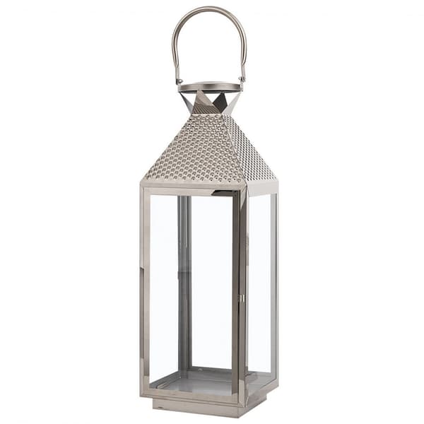 BALI Lykta Metall 55 cm Silver Lumarko!