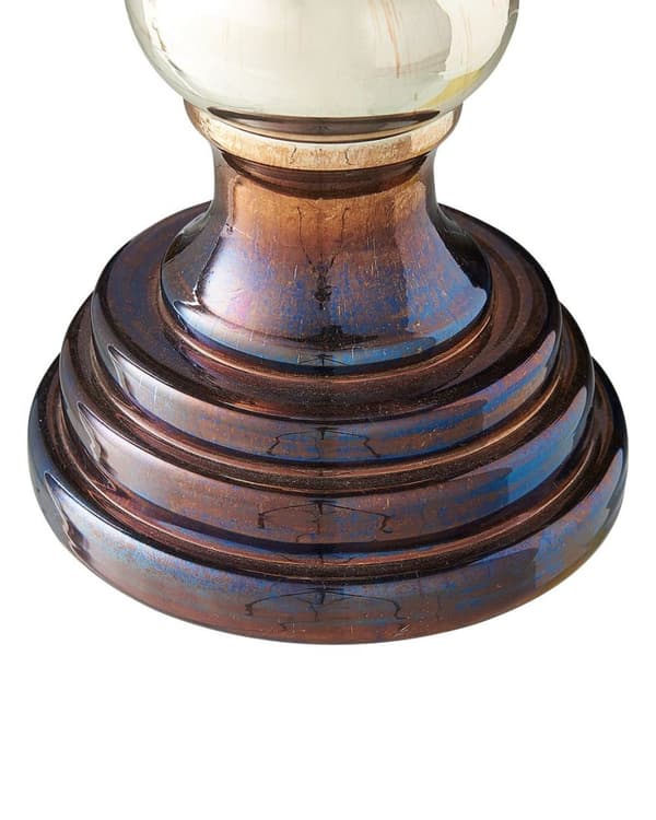 Set med 2 ljusstakar IMARTI Glas 40 cm Guld Lumarko!