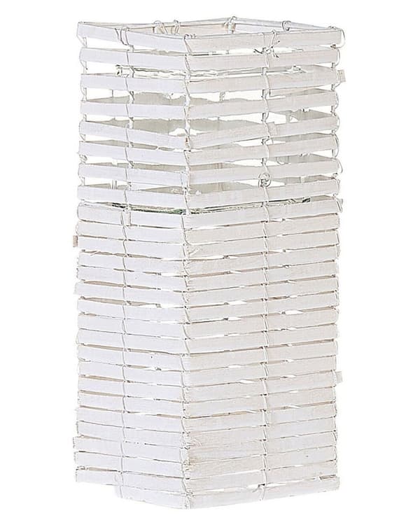 Set med 3 ljusstakar MAROLA 54/34/20 cm Vita Lumarko!