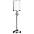 Miniatyrbild 1 av 7: COTUI Ljusstake Glas 58 cm Silver Lumarko!
