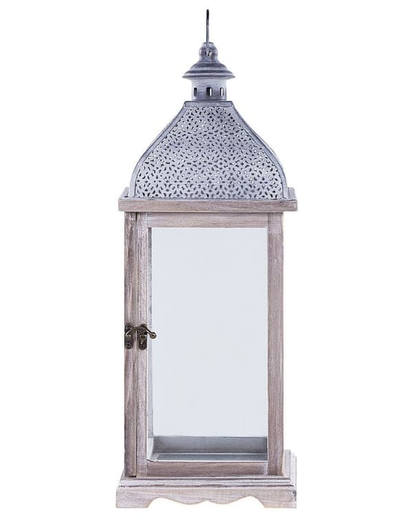 Metalllykta 47 cm vit SAMAR Lumarko!