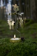 Miniatyrbild 3 av 3: Änglaspel Älg Moose in love Guld
