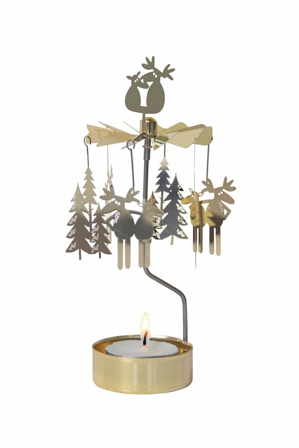 Änglaspel Älg Moose in love Guld