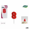 Miniatyrbild 1 av 4: Set med levande ljus Algon (36 antal)