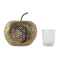 Miniatyrbild 5 av 5: Ljusstakar Home ESPRIT Gyllene Metall Glas 14 x 14 x 13 cm