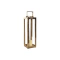 Miniatyrbild 5 av 5: Lykta Home ESPRIT Gyllene Aluminium Glas Modern 15 x 15 x 59 cm