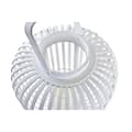 Miniatyrbillede 2 af 3: Lanterna DKD Home Decor Krystal Hvid Bambus (28 x 28 x 47 cm)