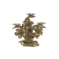 Miniatyrbillede 1 af 3: Kandelaber DKD Home Decor 26 x 12 x 23 cm Blomst Gylden Harpiks