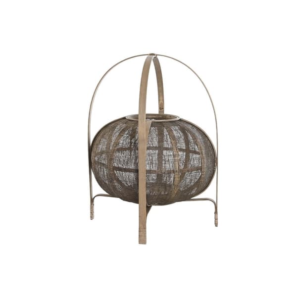Lyseholder DKD Home Decor Brun Natur Bambus 35 x 35 x 47 cm
