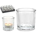 Miniatyrbillede 2 af 4: Lyseholder Gennemsigtig Glas 6,5 x 6 x 6,5 cm (12 enheder)
