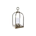Miniatyrbild 1 av 4: Lykta DKD Home Decor Glas Gyllene Aluminium (19 x 19 x 43 cm)