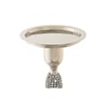 Miniatyrbillede 3 af 3: Lyseholder DKD Home Decor Sølvfarvet Akryl Aluminium 12 x 12 x 36 cm