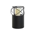 Miniatyrbillede 4 af 4: Lyseholder Home ESPRIT Sort Metal Krystal 24,5 x 24,5 x 46 cm (2 enheder)