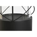 Miniatyrbillede 2 af 4: Lyseholder Home ESPRIT Sort Metal Krystal 24,5 x 24,5 x 46 cm (2 enheder)