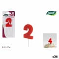 Miniatyrbild 1 av 4: Set med levande ljus Algon (36 antal)